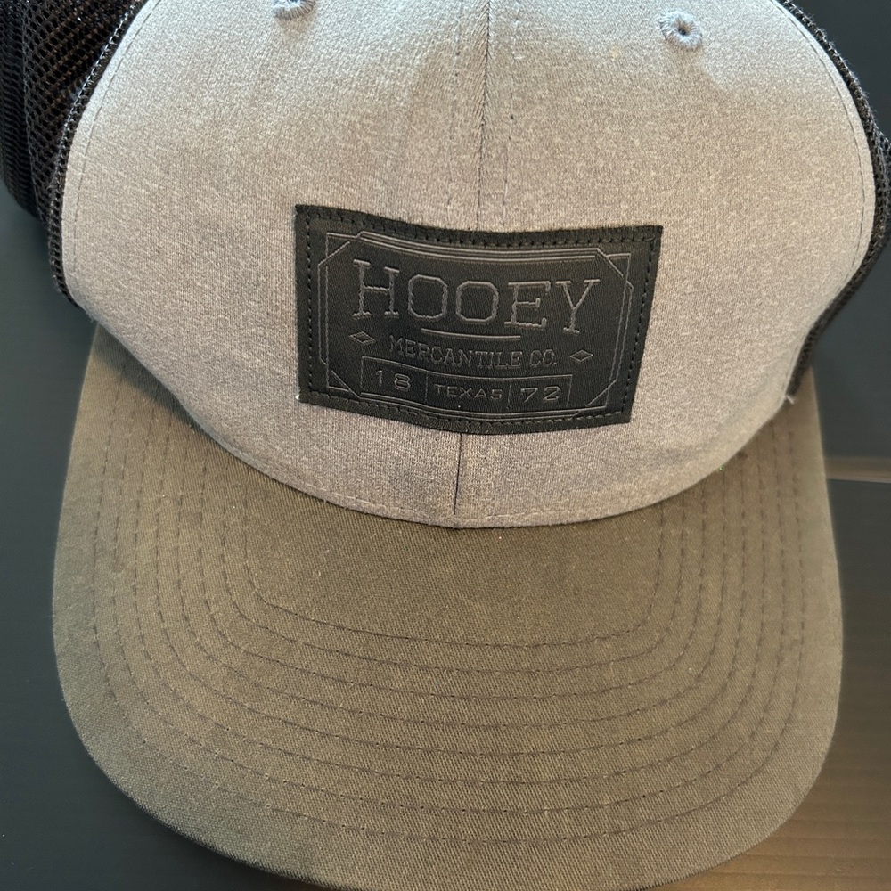 Hooey Black‎ and Gray Logo Patch Hat